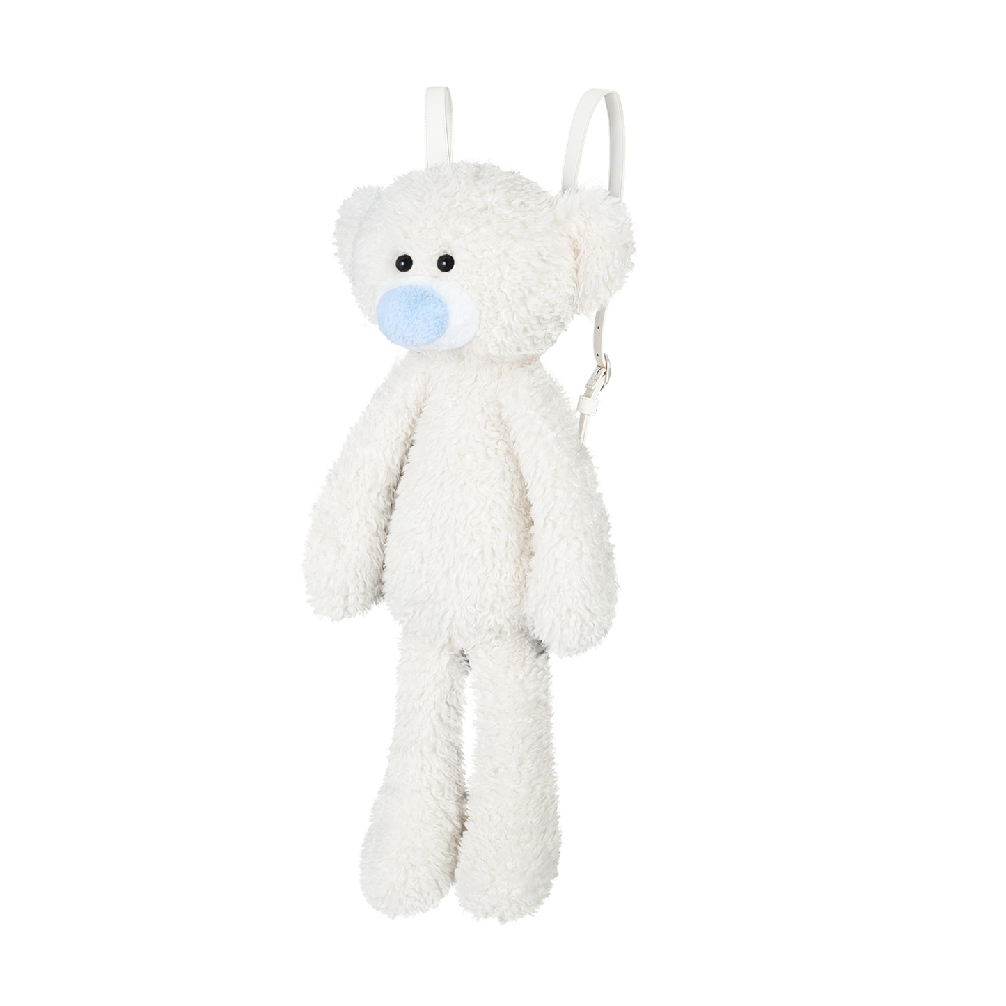 13DE MARZO Plush Toy Backpack White