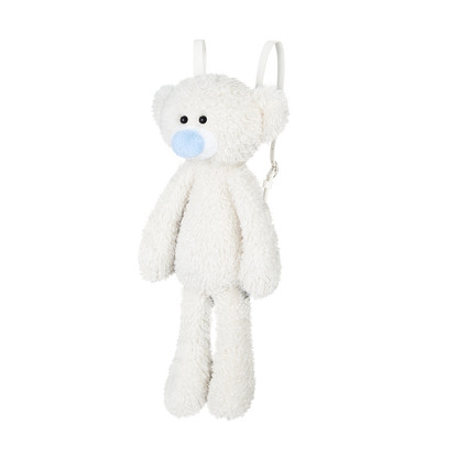 13DE MARZO Plush Toy Backpack White