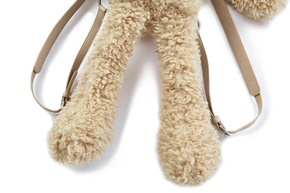 13DE MARZO Plush Toy Backpack Khaki