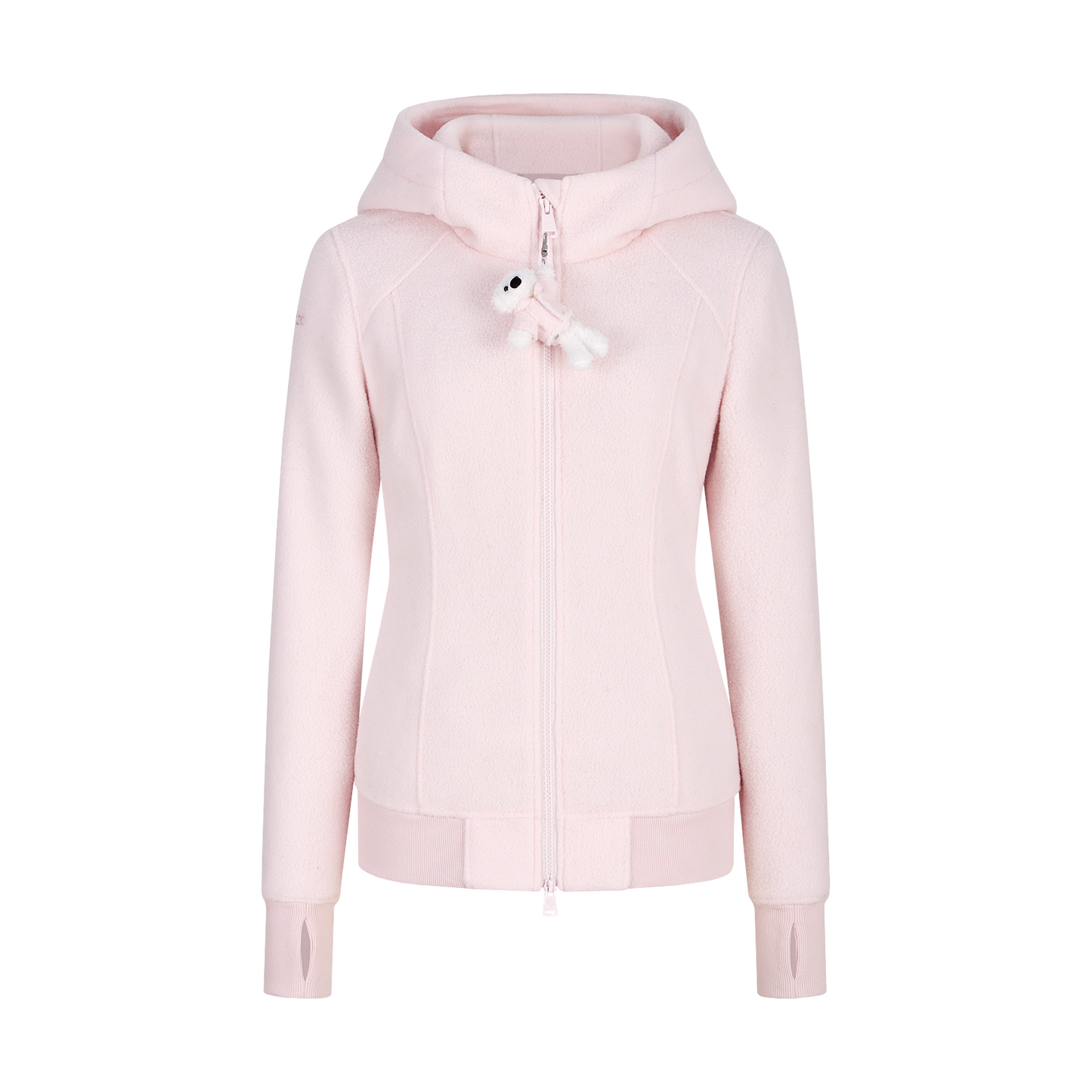 13DE MARZO Slim Fit Fleece Hoodie Pink