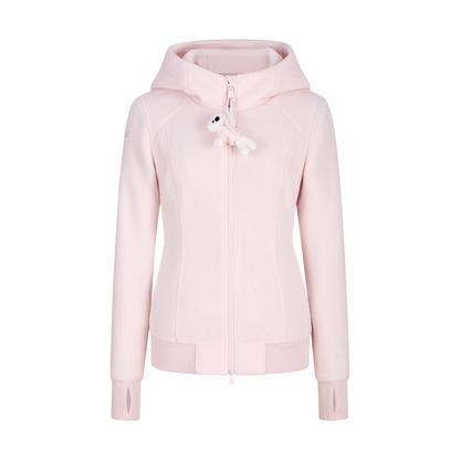 13DE MARZO Slim Fit Fleece Hoodie Pink