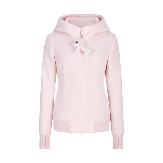 13DE MARZO Slim Fit Fleece Hoodie Pink
