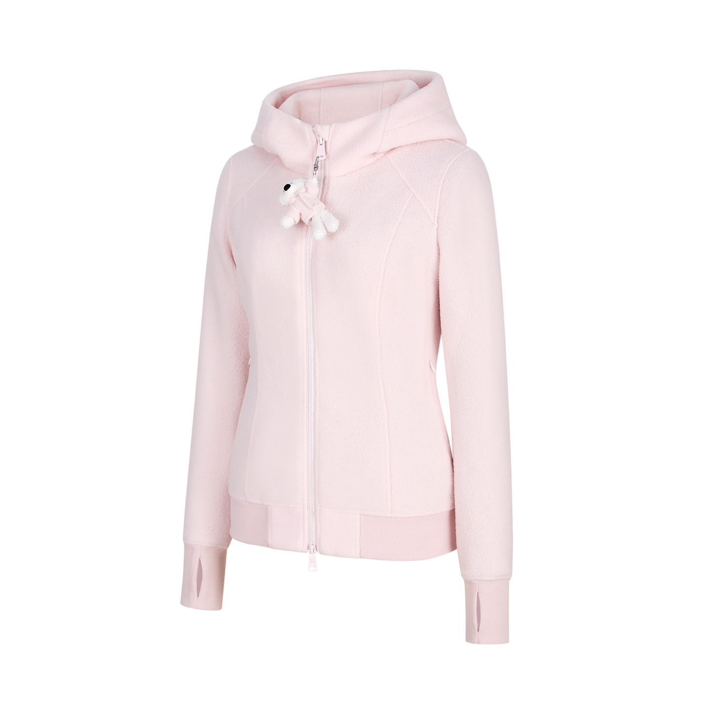 13DE MARZO Slim Fit Fleece Hoodie Pink
