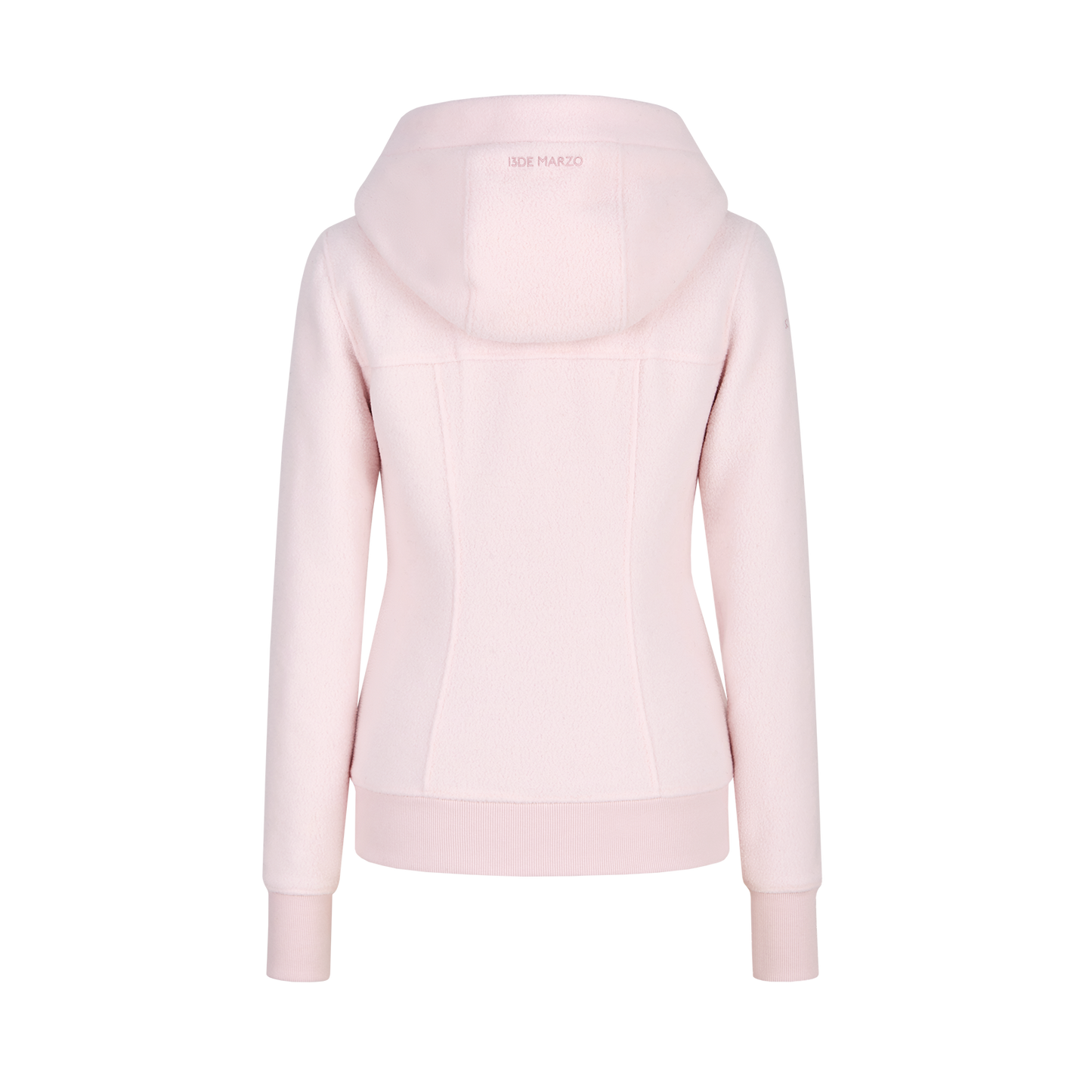 13DE MARZO Slim Fit Fleece Hoodie Pink