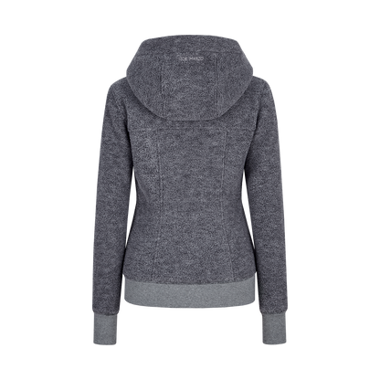 13DE MARZO Slim Fit Fleece Hoodie Dark Grey