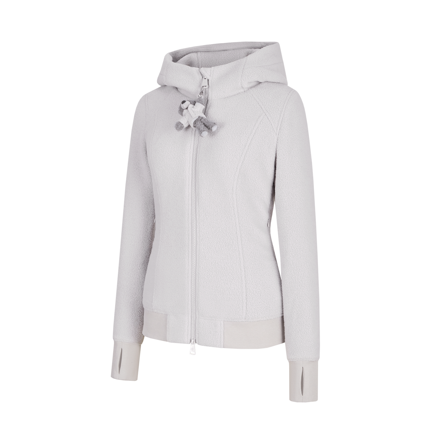 13DE MARZO Slim Fit Fleece Hoodie Grey