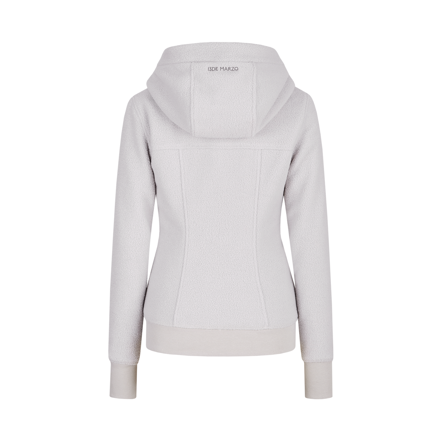 13DE MARZO Slim Fit Fleece Hoodie Grey