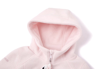 13DE MARZO Slim Fit Fleece Hoodie Pink