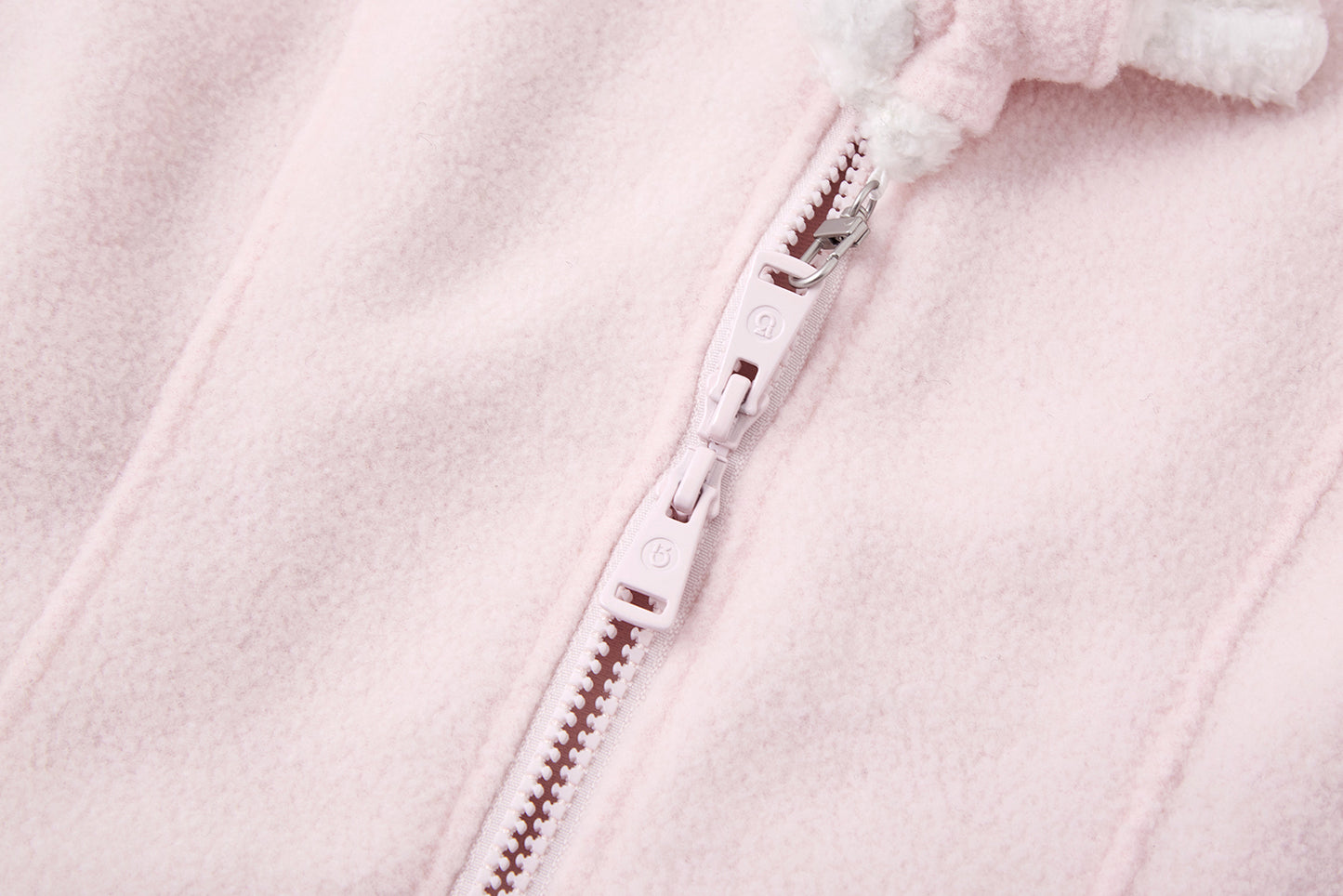 13DE MARZO Slim Fit Fleece Hoodie Pink