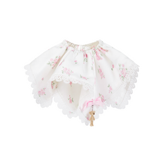 13DE MARZO Floral Print Scrunchie with Hanky