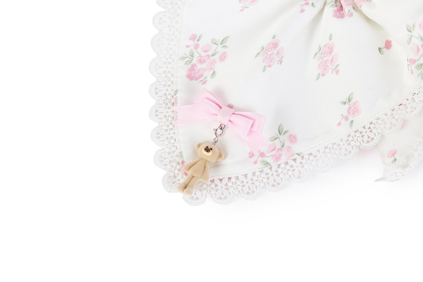 13DE MARZO Floral Print Scrunchie with Hanky