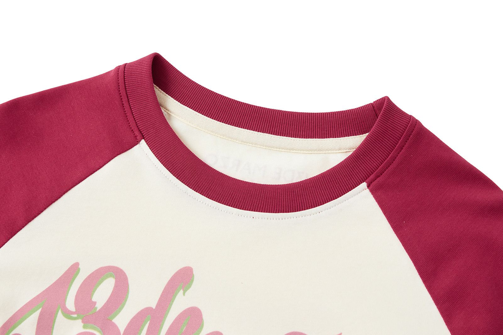 13DE MARZO BabyBear Lollipop Raglan Long Sleeve Red - 13DE MARZO