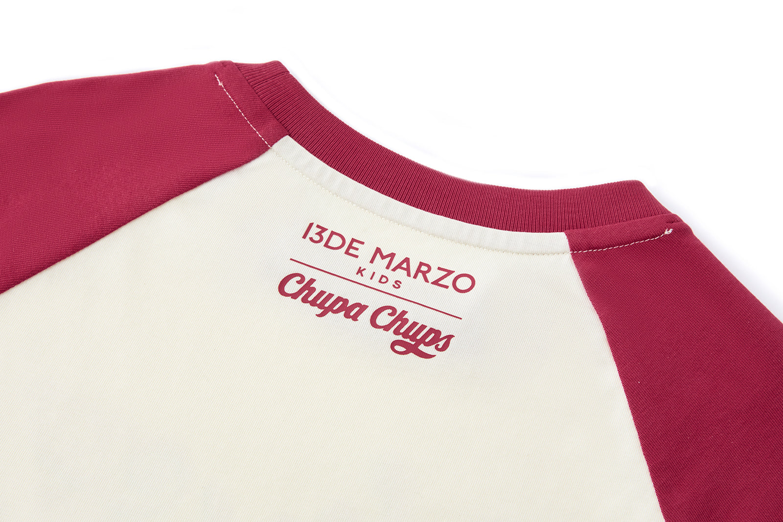 13DE MARZO BabyBear Lollipop Raglan Long Sleeve Red - 13DE MARZO