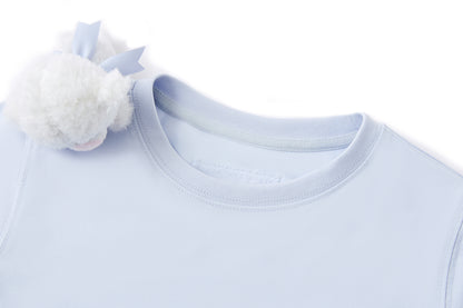 13DE MARZO BabyBear Bow T-shirt Purple