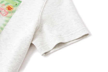 13DE MARZO BabyBear Candy Wrapper Print T-shirt Grey - 13DE MARZO
