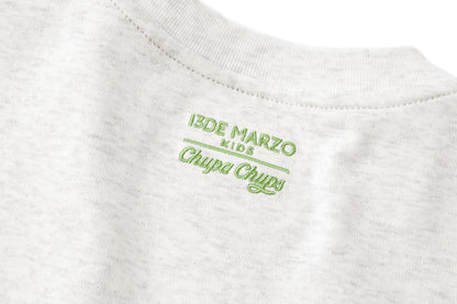 13DE MARZO BabyBear Candy Wrapper Print T-shirt Grey - 13DE MARZO