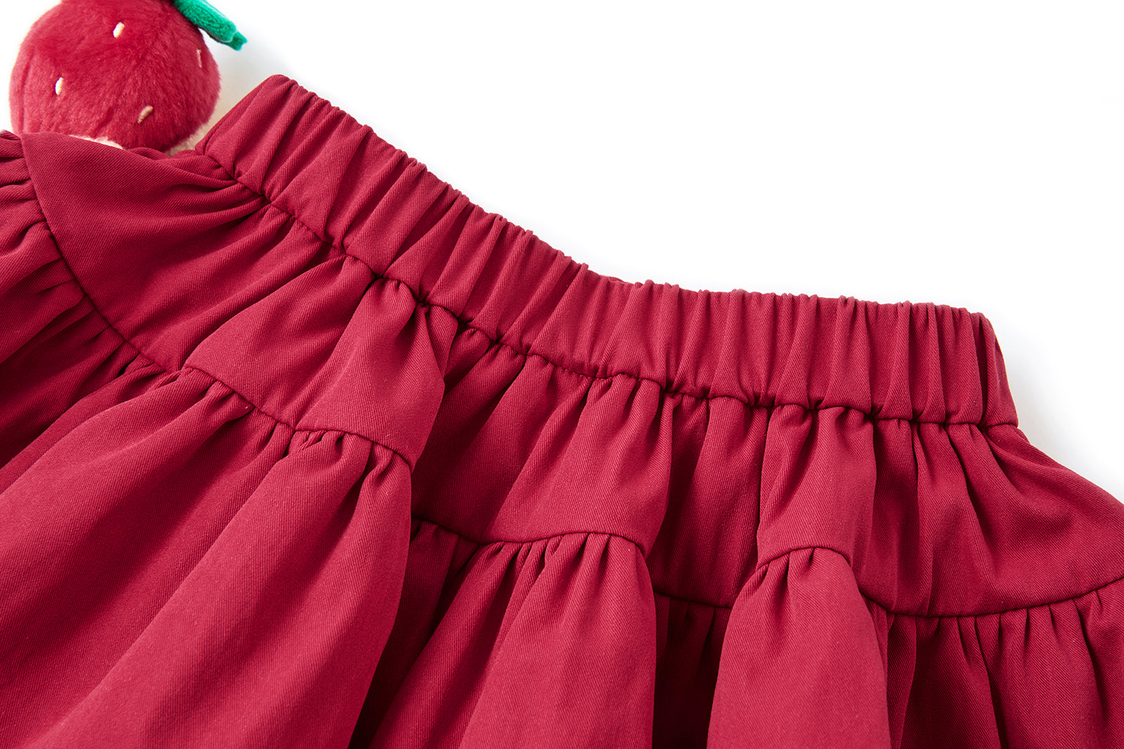 13DE MARZO BabyBear Lace Peplum Bloomer Shorts Red - 13DE MARZO
