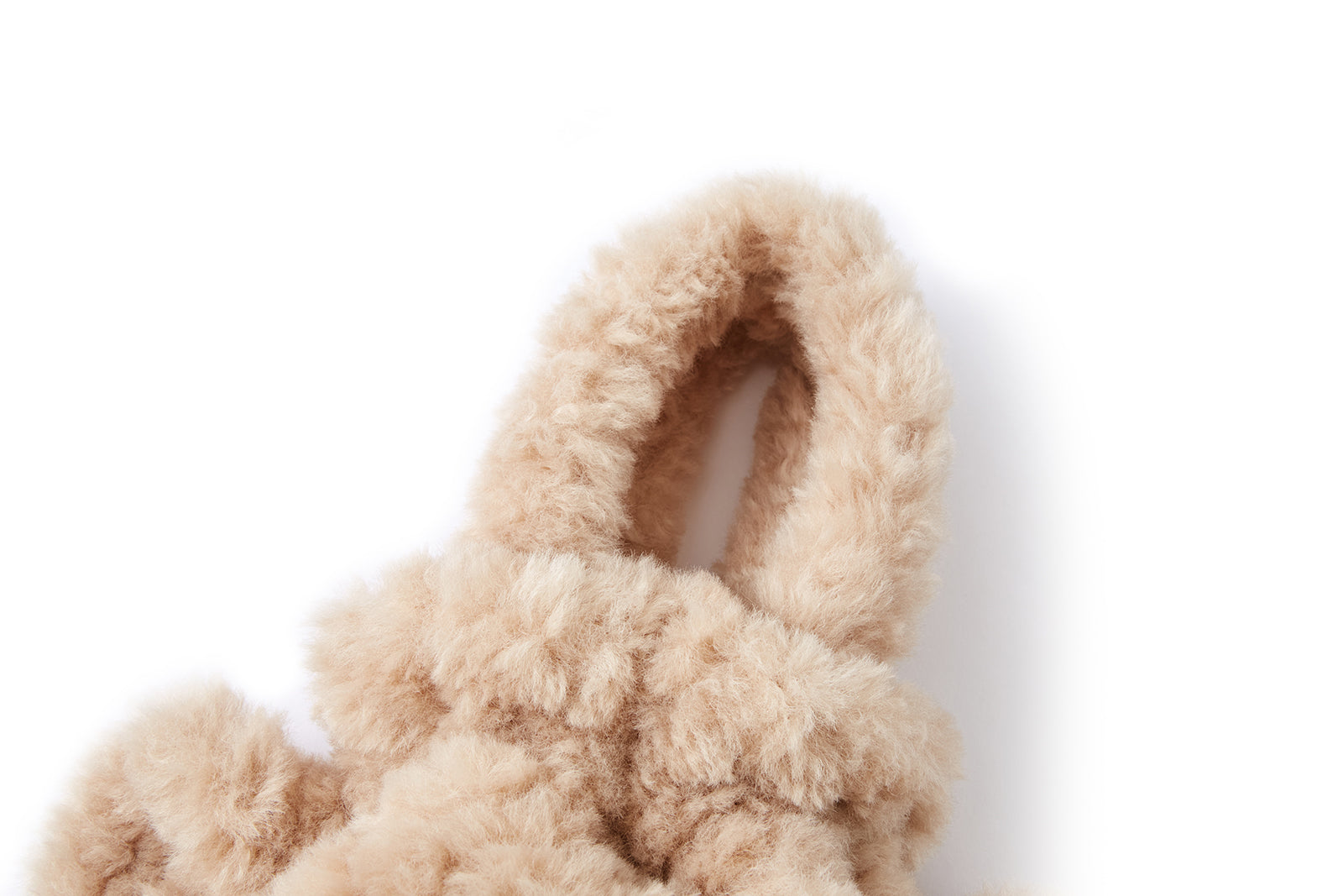 13DE MARZO Bear Face Drawstring Storage Bag Khaki - 13DE MARZO