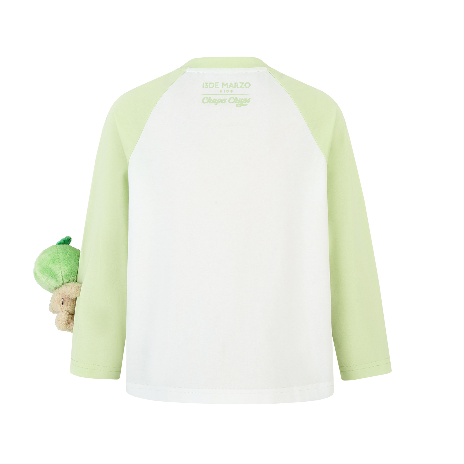 13DE MARZO BabyBear Lollipop Raglan Long Sleeve Green - 13DE MARZO