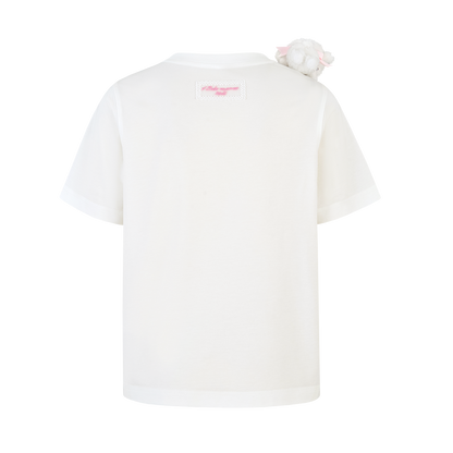 13DE MARZO BabyBear Bow T-shirt White