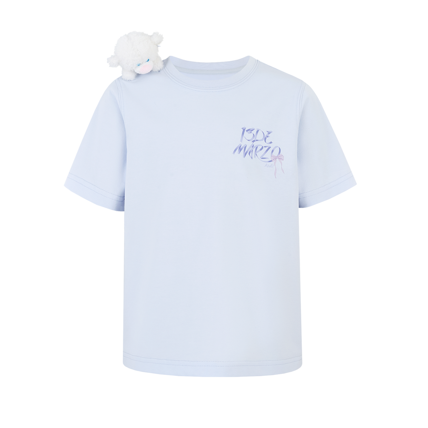 13DE MARZO BabyBear Bow T-shirt Purple
