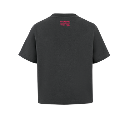 13DE MARZO BabyBear Candy Wrapper Print T-shirt Dark Gray - 13DE MARZO