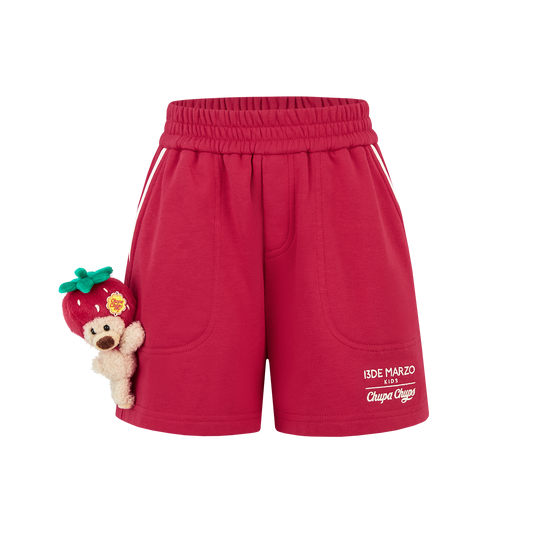 13DE MARZO BabyBear Lollipop Midlength Shorts Red - 13DE MARZO