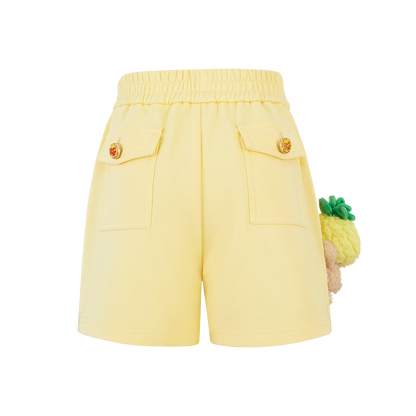 13DE MARZO BabyBear Lollipop Midlength Shorts Yellow - 13DE MARZO