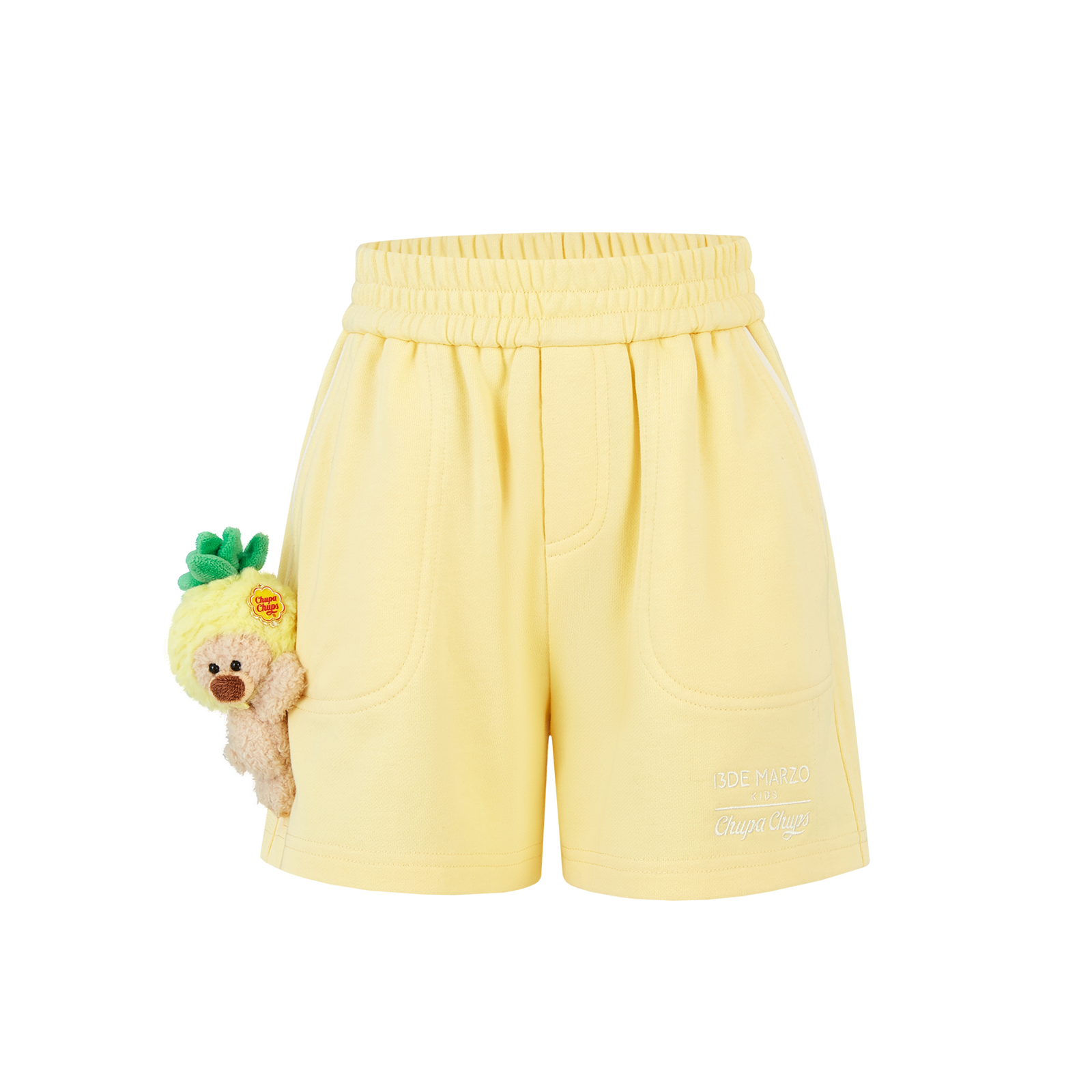 13DE MARZO BabyBear Lollipop Midlength Shorts Yellow - 13DE MARZO