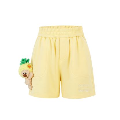 13DE MARZO BabyBear Lollipop Midlength Shorts Yellow - 13DE MARZO