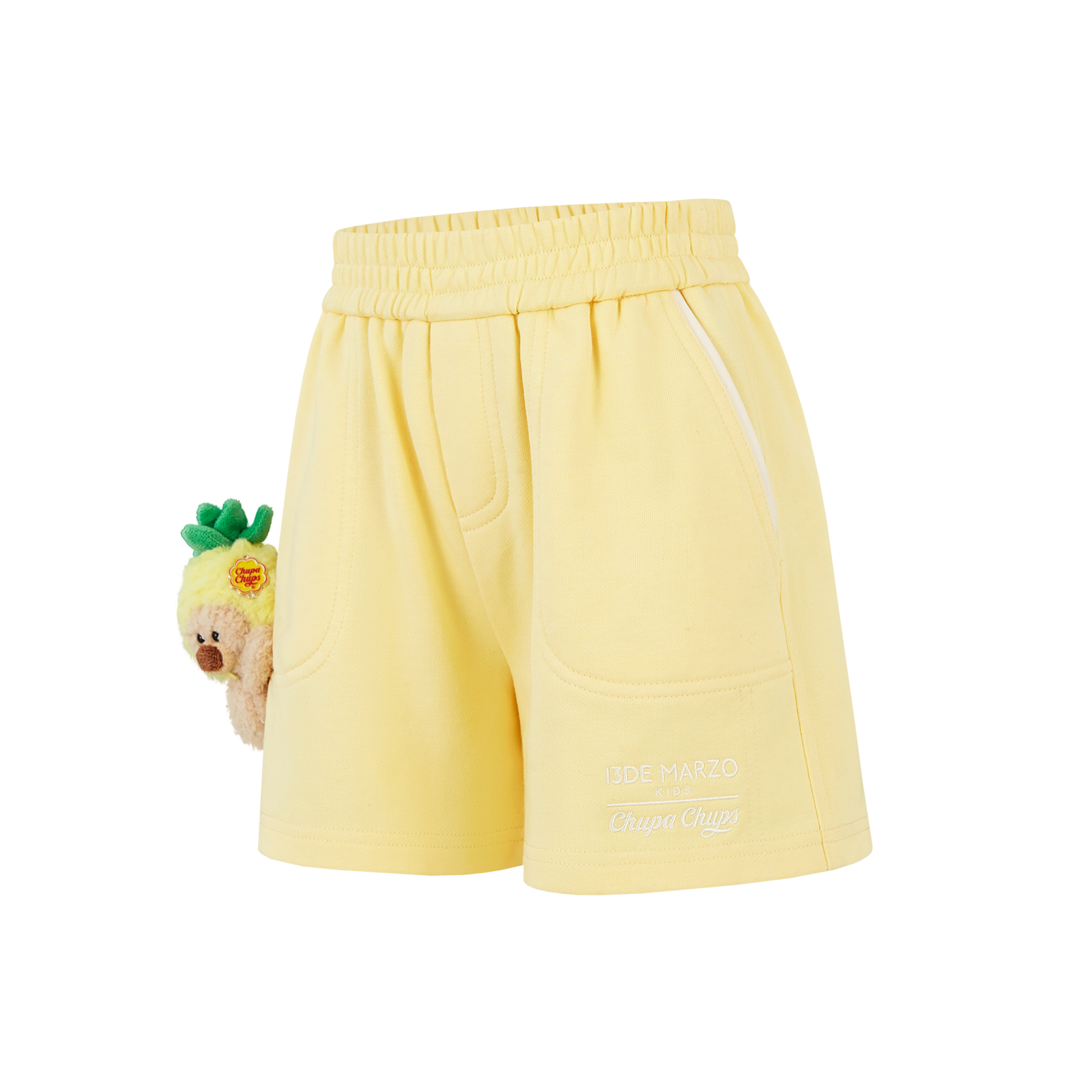 13DE MARZO BabyBear Lollipop Midlength Shorts Yellow - 13DE MARZO