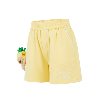 13DE MARZO BabyBear Lollipop Midlength Shorts Yellow - 13DE MARZO