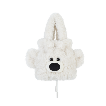 Bear Face Drawstring Storage Bag