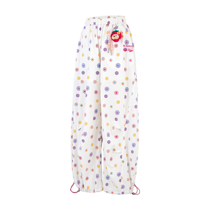 13DE MARZO All-Over Print Wide-Leg Pants - 13DE MARZO