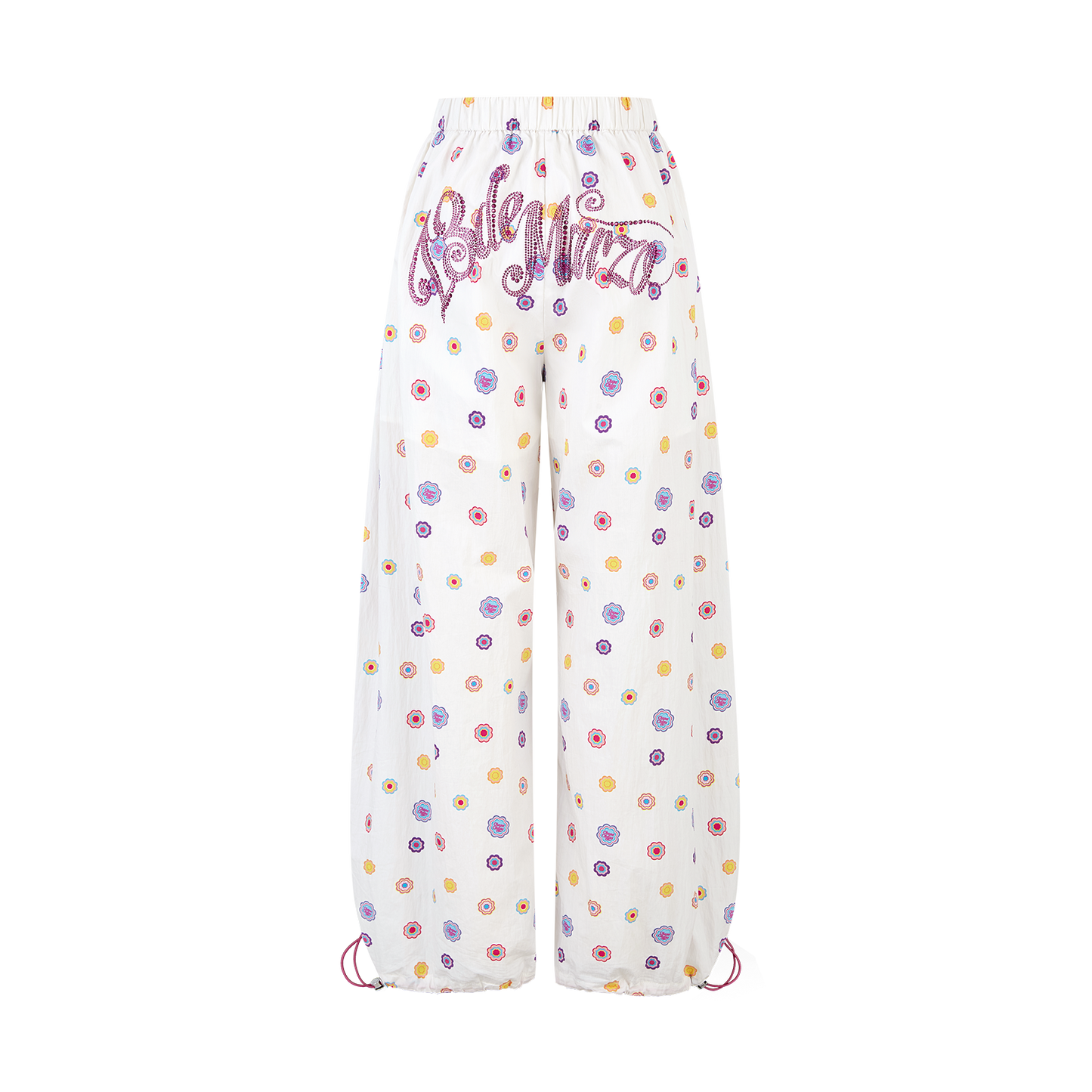 13DE MARZO All-Over Print Wide-Leg Pants - 13DE MARZO