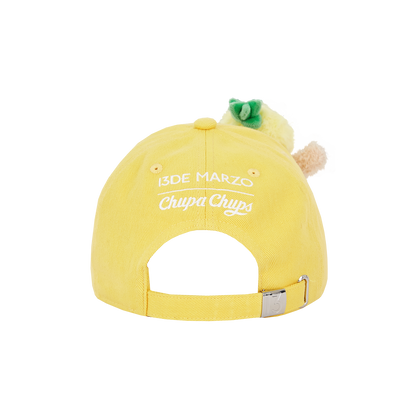 13DE MARZO Lollipop Bear Baseball Cap Yellow - 13DE MARZO