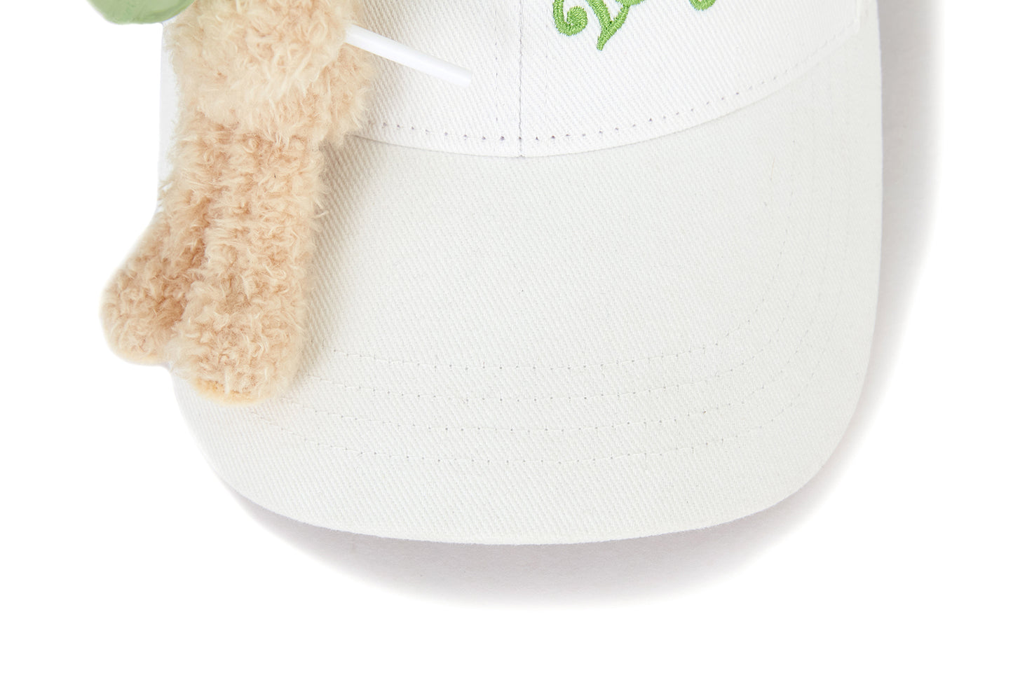 13DE MARZO Lollipop Bear Baseball Cap White - 13DE MARZO