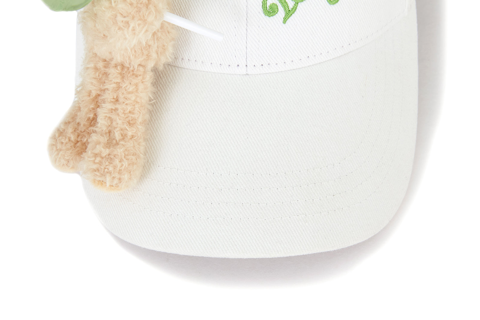 13DE MARZO Lollipop Bear Baseball Cap White - 13DE MARZO