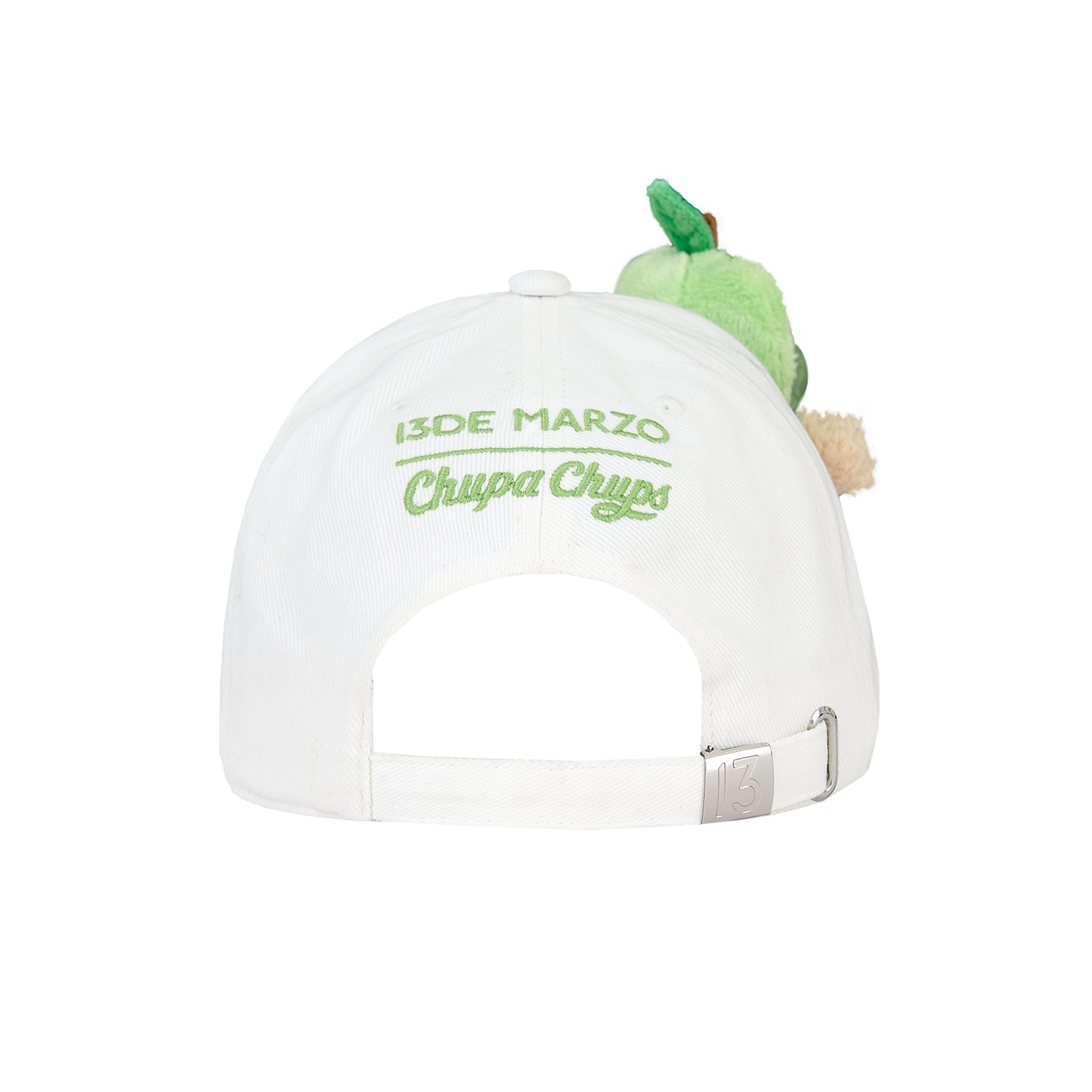 13DE MARZO Lollipop Bear Baseball Cap White - 13DE MARZO