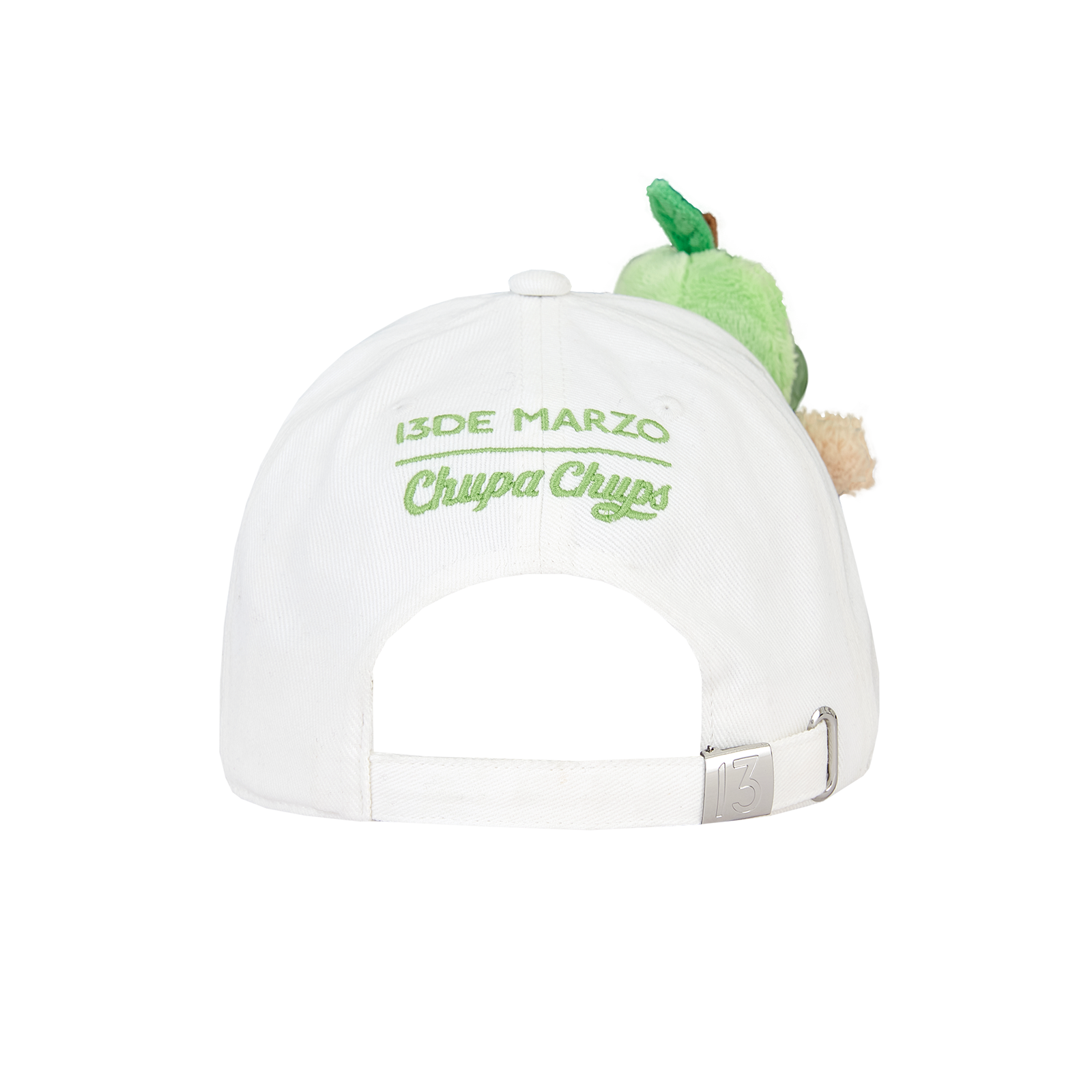 13DE MARZO Lollipop Bear Baseball Cap White - 13DE MARZO