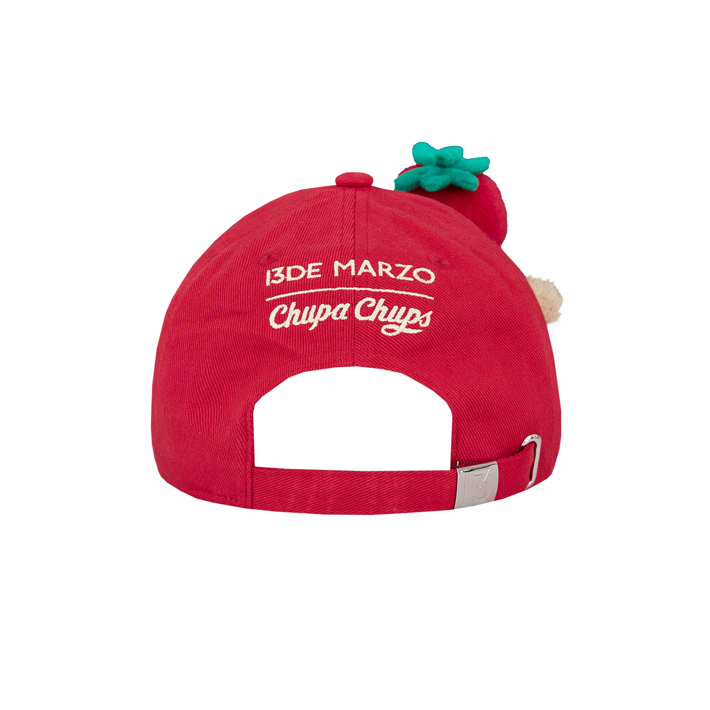 13DE MARZO Lollipop Bear Baseball Cap Red - 13DE MARZO