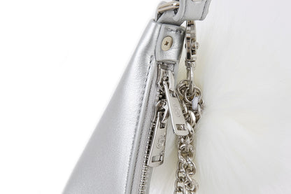 13DE MARZO Lollipop Chain Underarm Bag Silver - 13DE MARZO