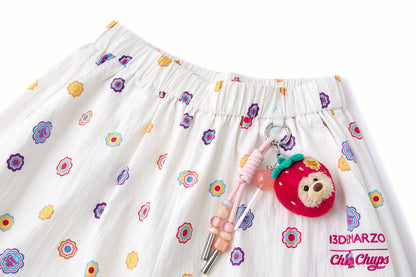 13DE MARZO All-Over Print Wide-Leg Pants - 13DE MARZO