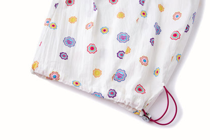 13DE MARZO All-Over Print Wide-Leg Pants - 13DE MARZO