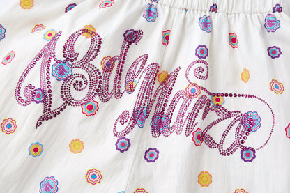 13DE MARZO All-Over Print Wide-Leg Pants - 13DE MARZO