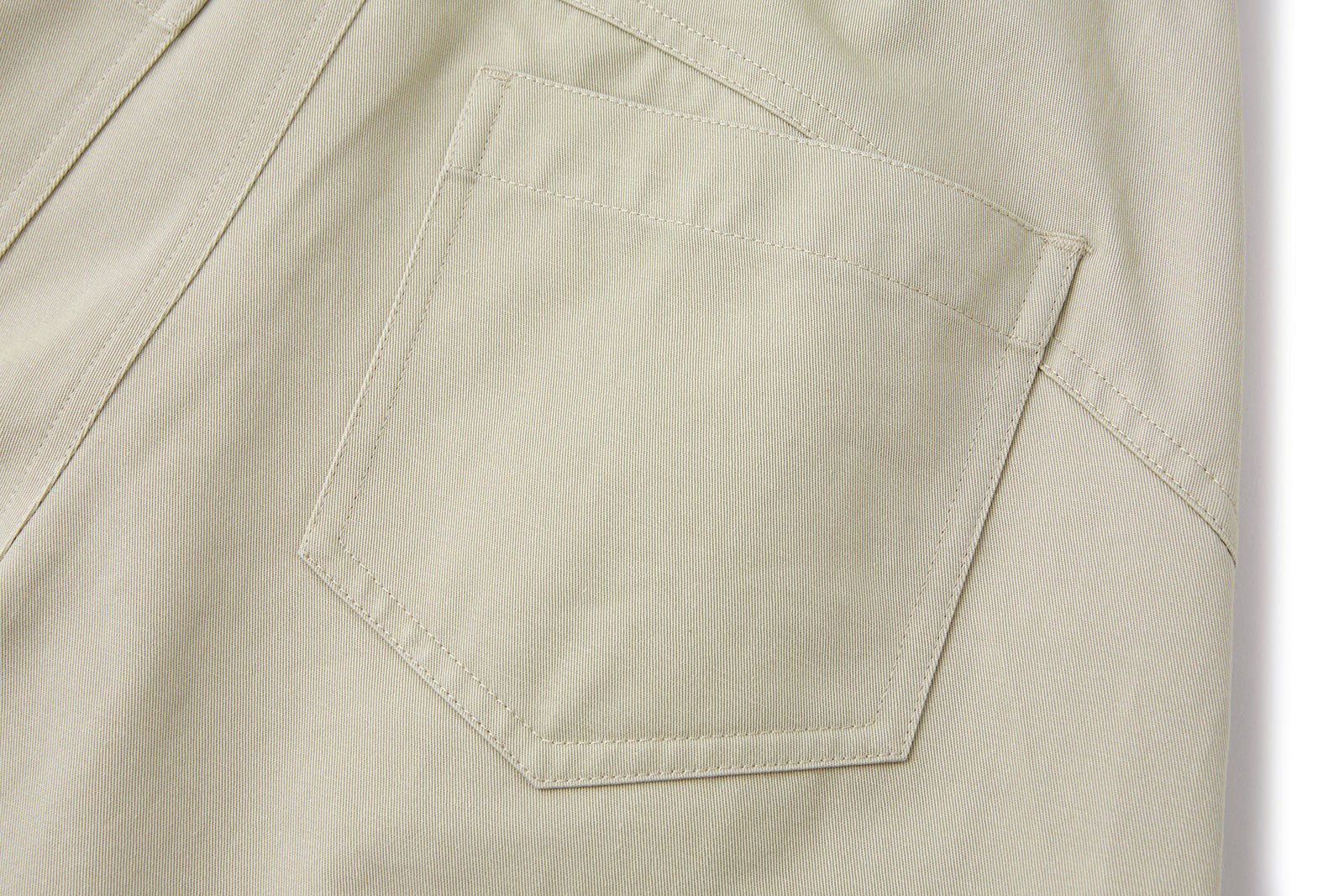 13DE MARZO Curved-Hem Cargo Pants Khaki - 13DE MARZO