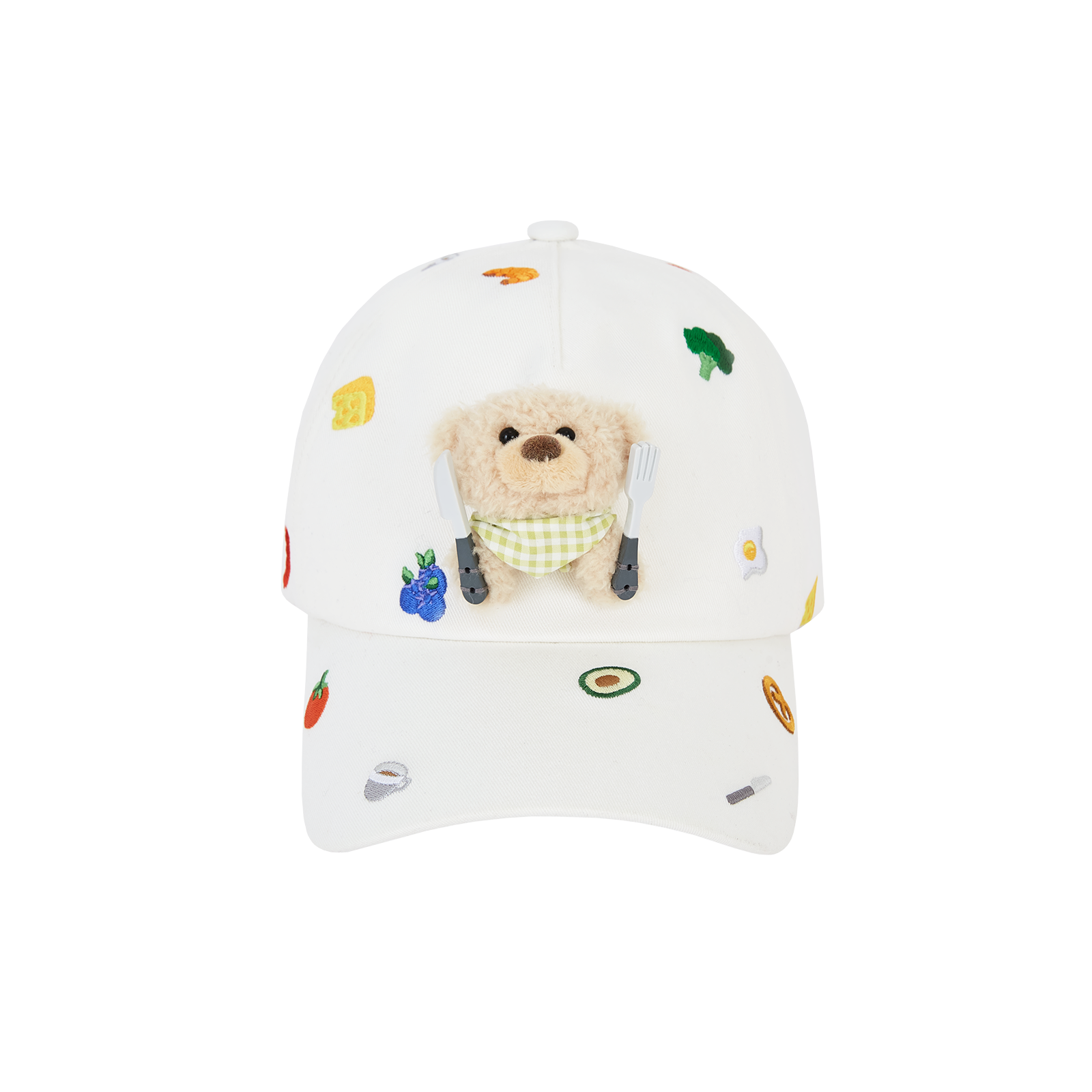 13DE MARZO Nutrition Breakfast Bear Cap White - 13DE MARZO