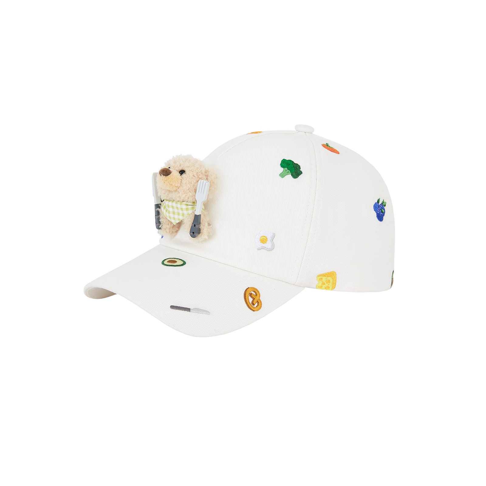 13DE MARZO Nutrition Breakfast Bear Cap White - 13DE MARZO