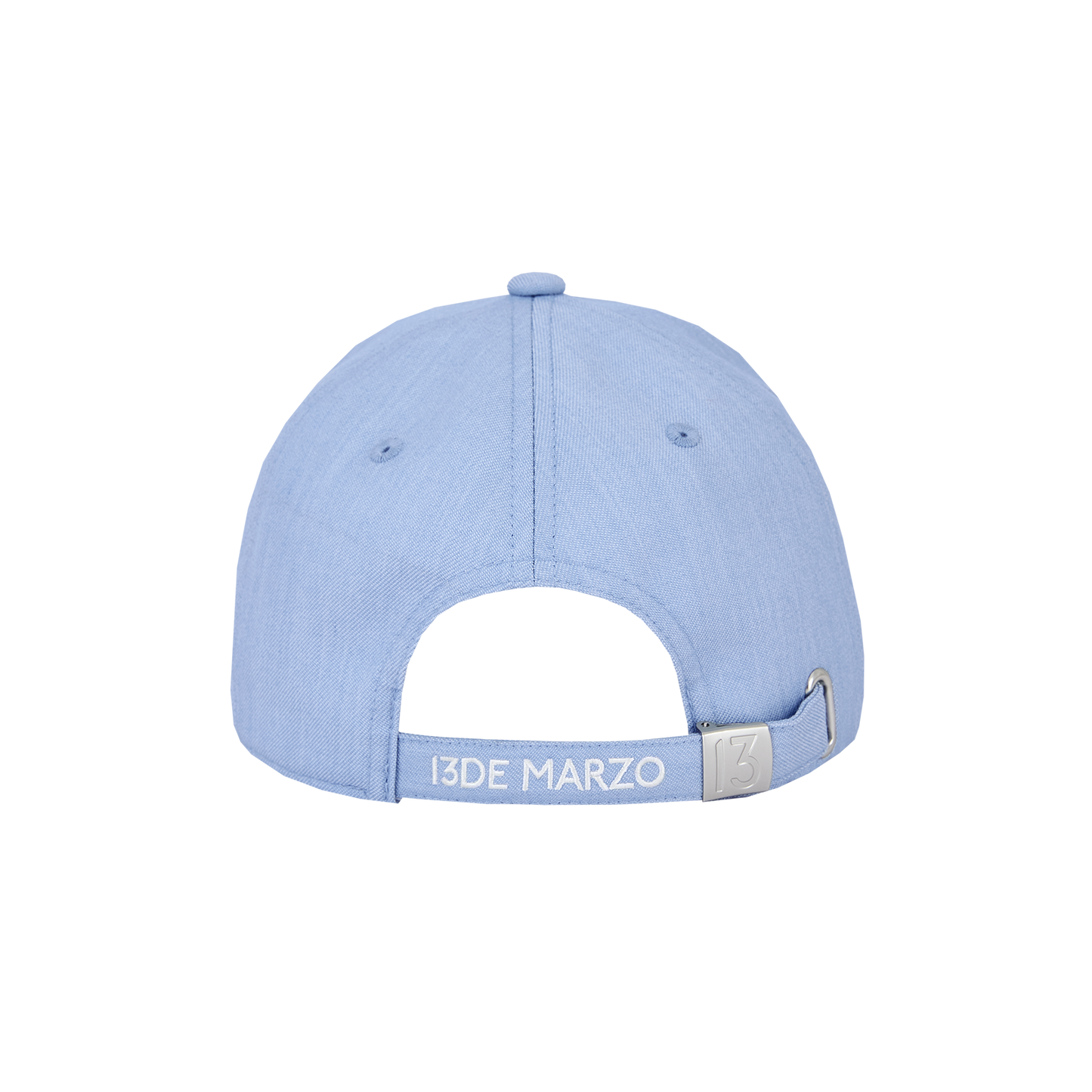 13DE MARZO Lace-Brim Baseball Cap Blue