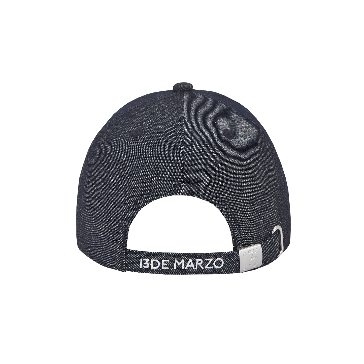 13DE MARZO Lace-Brim Baseball Cap Black